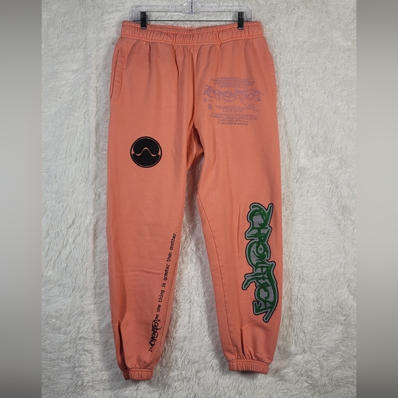 Lady Gaga Pants - Lady Gaga Chromatica II Jogger Sweatpants Women L Coral Pink